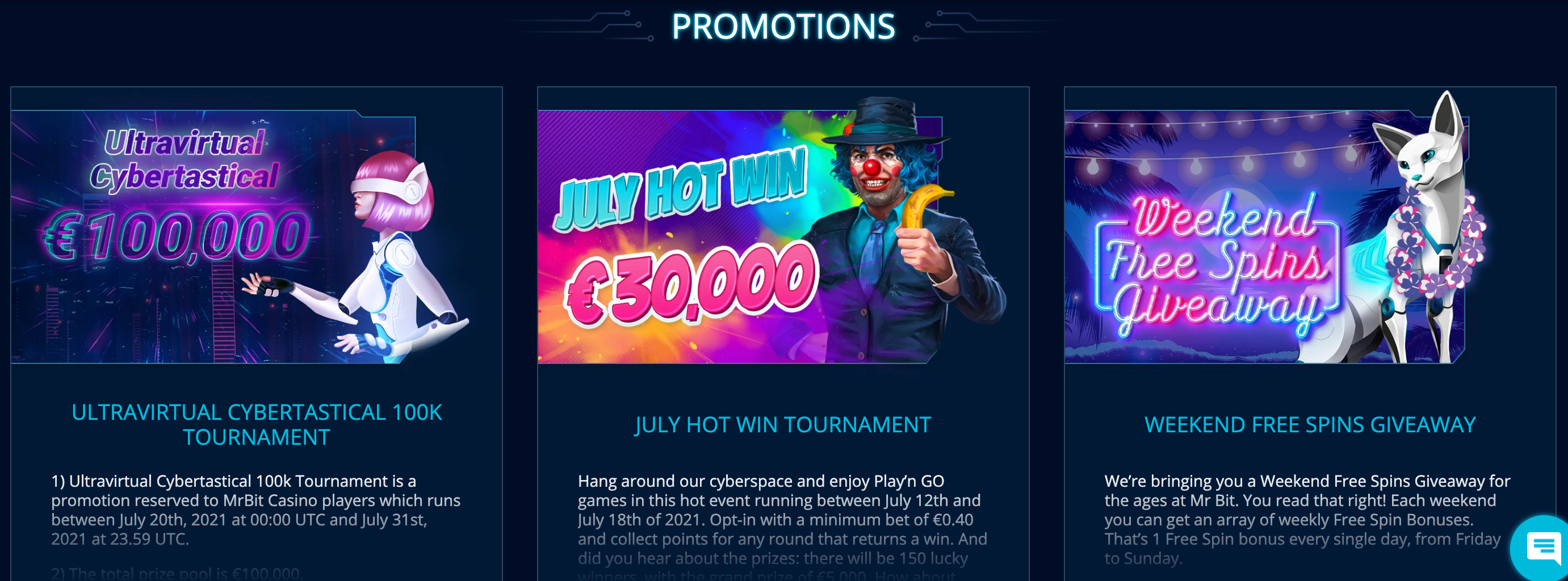 mr bit casino bonus offers